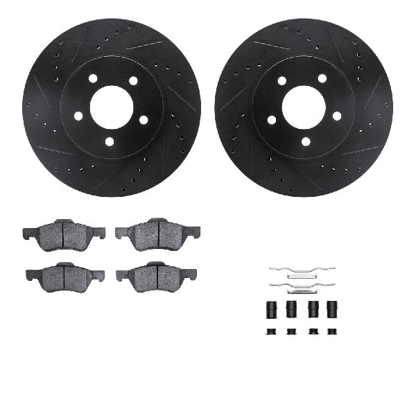 2008-2011 Mercury Mariner Disc Brake Kit - Front (Dynamic Friction)