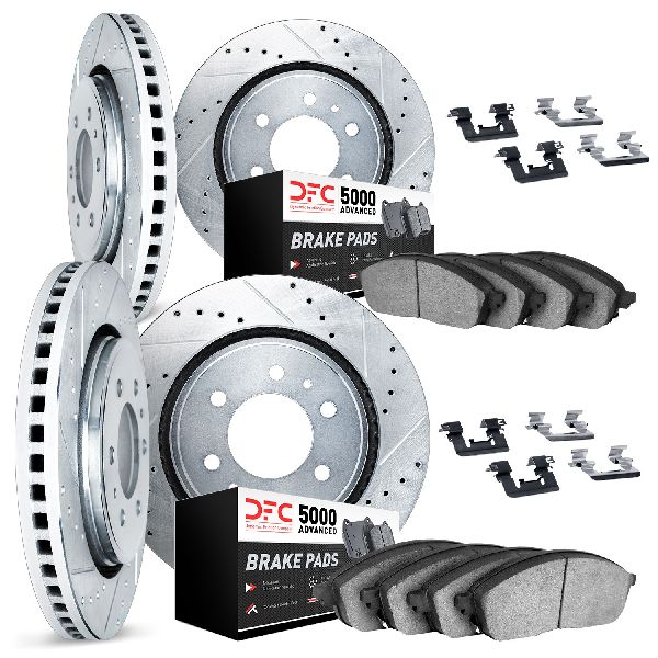 2010-2016 Cadillac SRX Disc Brake Kit - Front and Rear (Dynamic Friction)