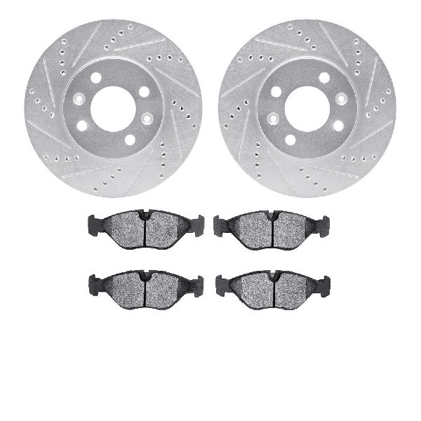 1988-1998 Saab 9000 Disc Brake Kit - Front (Dynamic Friction)