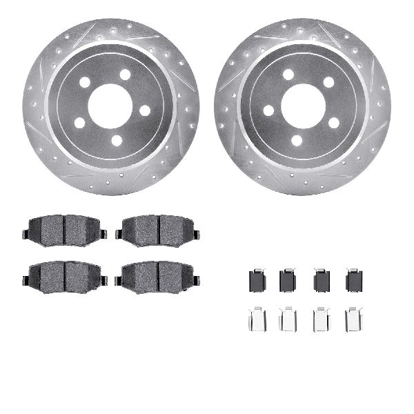 2007-2011 Dodge Nitro Disc Brake Kit - Rear (Dynamic Friction)