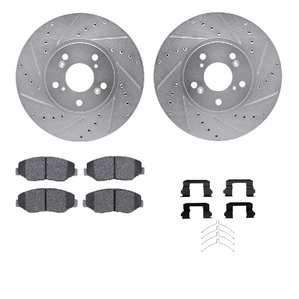 2003-2008 Honda Pilot Disc Brake Kit - Front (Dynamic Friction)
