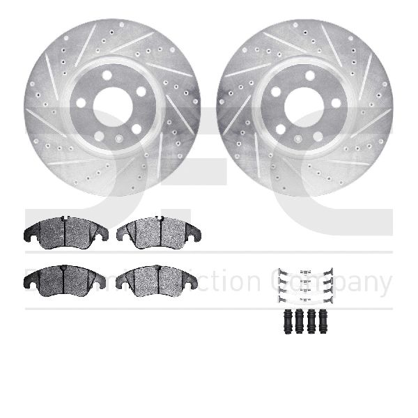 2011 Audi A4 Disc Brake Kit - Front (Dynamic Friction)