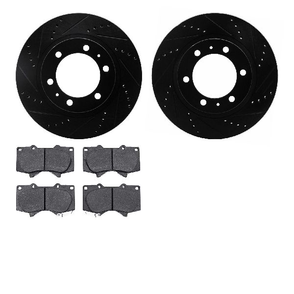 2005-2022 Toyota Tacoma Disc Brake Kit - Front (Dynamic Friction)
