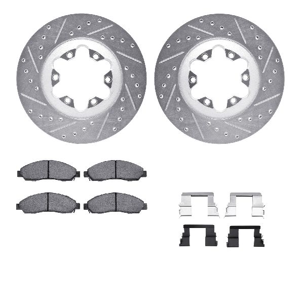 2004-2008 GMC Canyon Disc Brake Kit - Front (Dynamic Friction)