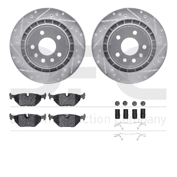 2002-2010 Saab 9-5 Disc Brake Kit - Rear (Dynamic Friction)