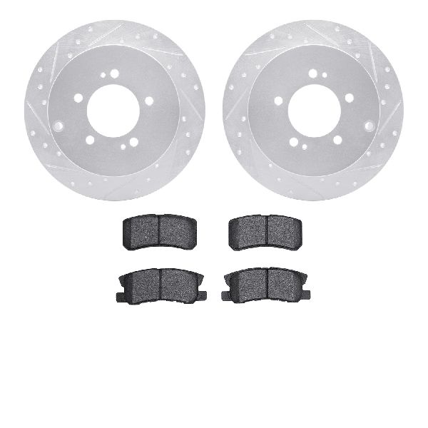 2007-2013 Mitsubishi Outlander Disc Brake Kit - Rear (Dynamic Friction)