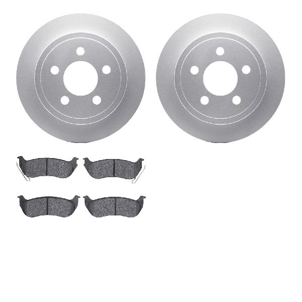 2003-2006 Jeep Wrangler Disc Brake Kit - Rear (Dynamic Friction)