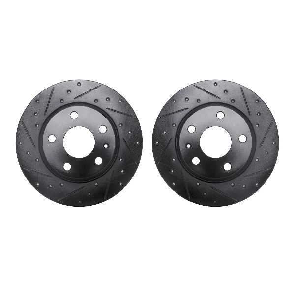 2008-2009 Audi TT Disc Brake Rotor Set - Rear (Dynamic Friction)