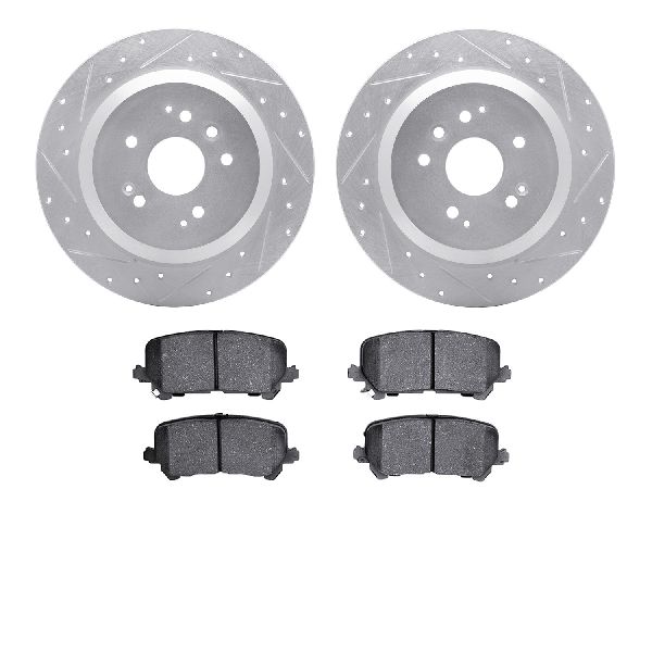 2014-2016 Acura MDX Disc Brake Kit - Rear (Dynamic Friction)