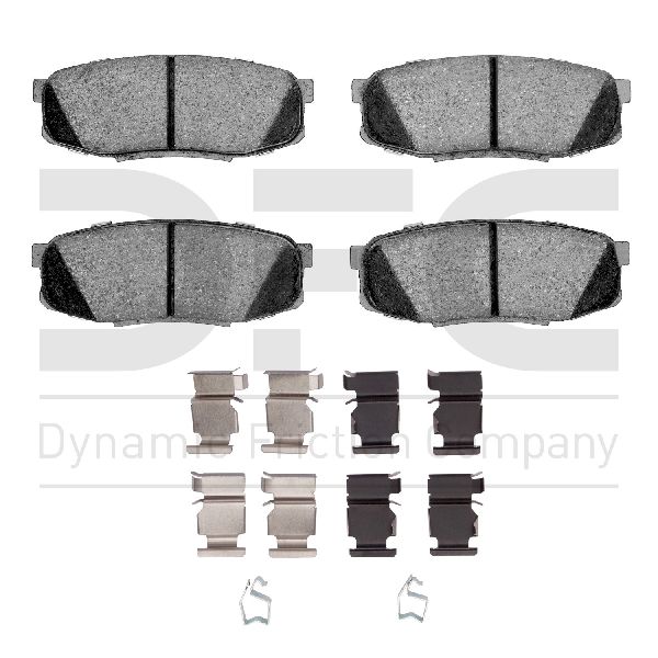 2008-2022 Toyota Sequoia Disc Brake Pad Set - Rear (Dynamic Friction)