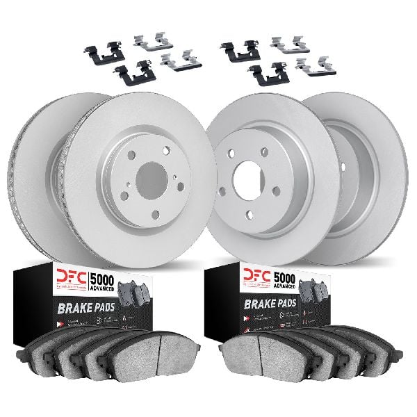 2012-2014 Dodge Avenger Disc Brake Kit - Front and Rear (Dynamic Friction)