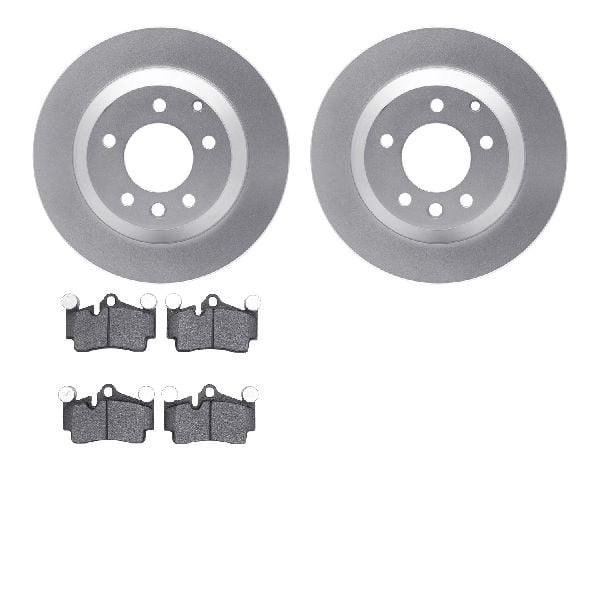 2007-2015 Audi Q7 Disc Brake Kit - Rear (Dynamic Friction)