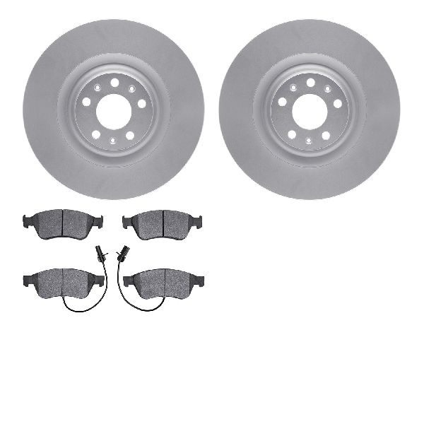 2009-2011 Audi A6 Quattro Disc Brake Kit - Front (Dynamic Friction)