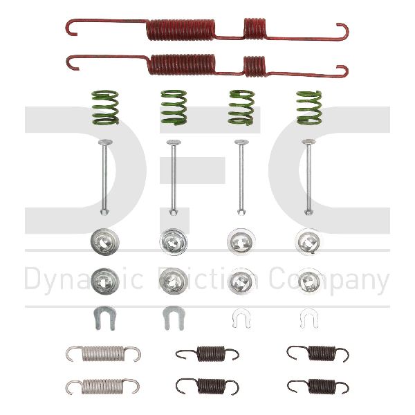 1995-1997 Toyota Previa Drum Brake Hardware Kit - Rear (Dynamic Friction)