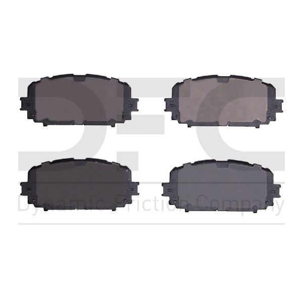 2012-2018 Toyota Yaris Disc Brake Pad Set - Front (Dynamic Friction)