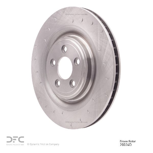 2008-2009 Jaguar XKR Disc Brake Rotor - Rear Left (Dynamic Friction)