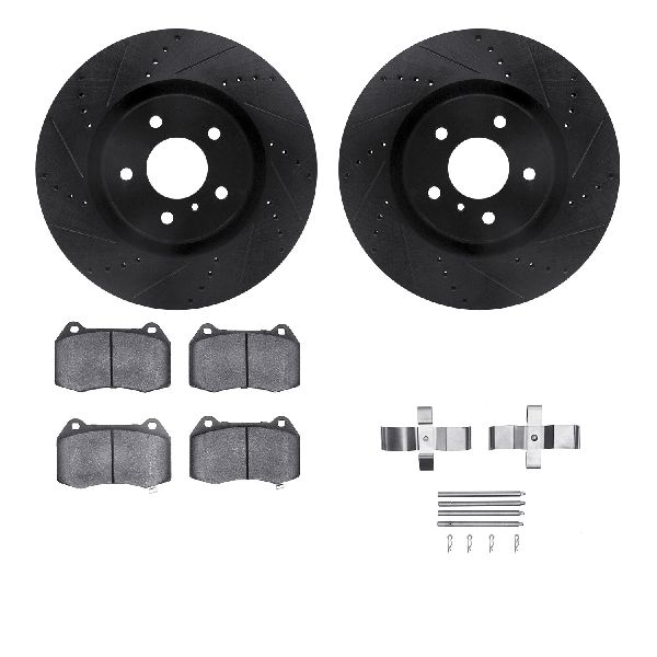 2003-2008 Nissan 350Z Disc Brake Kit - Front (Dynamic Friction)