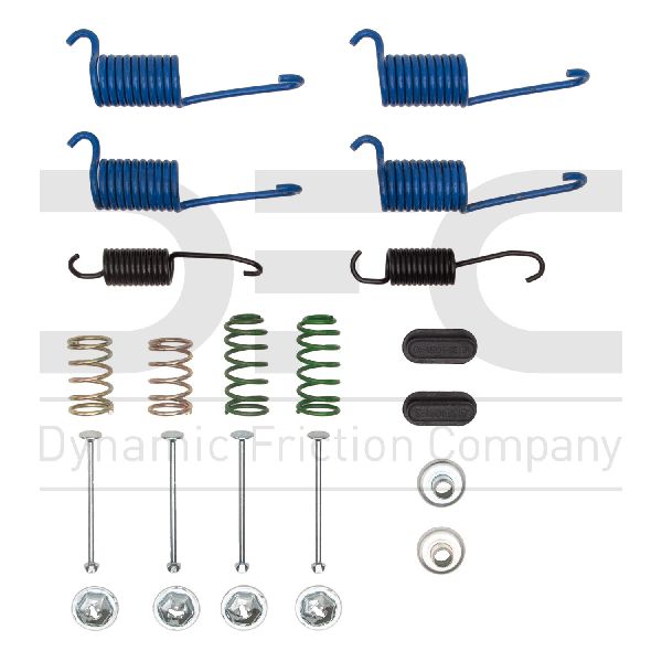 1967 Cadillac Eldorado Drum Brake Hardware Kit - Front (Dynamic Friction)