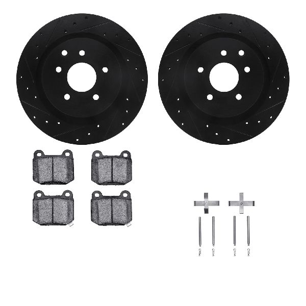2003-2004 INFINITI G35 Disc Brake Kit - Rear (Dynamic Friction)