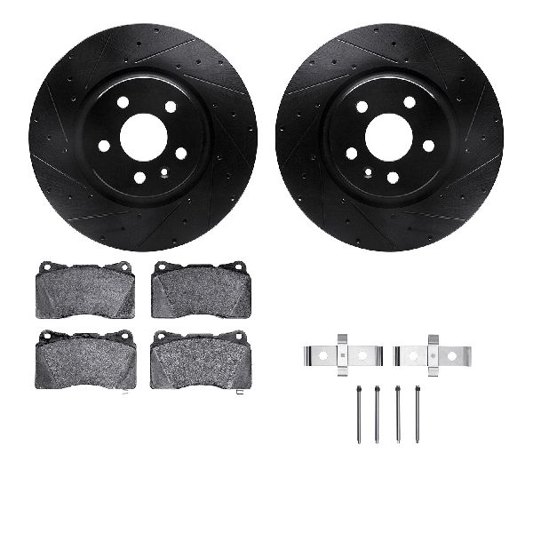 2016-2021 Tesla X Disc Brake Kit - Front (Dynamic Friction)