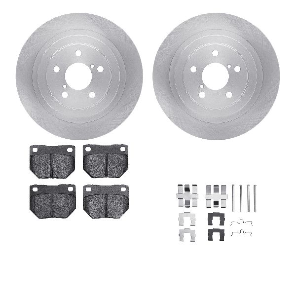 2006-2007 Subaru Impreza Disc Brake Kit - Rear (Dynamic Friction)