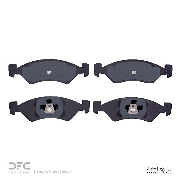 1987-1989 Dodge Shadow Disc Brake Pad Set - Front (Dynamic Friction)