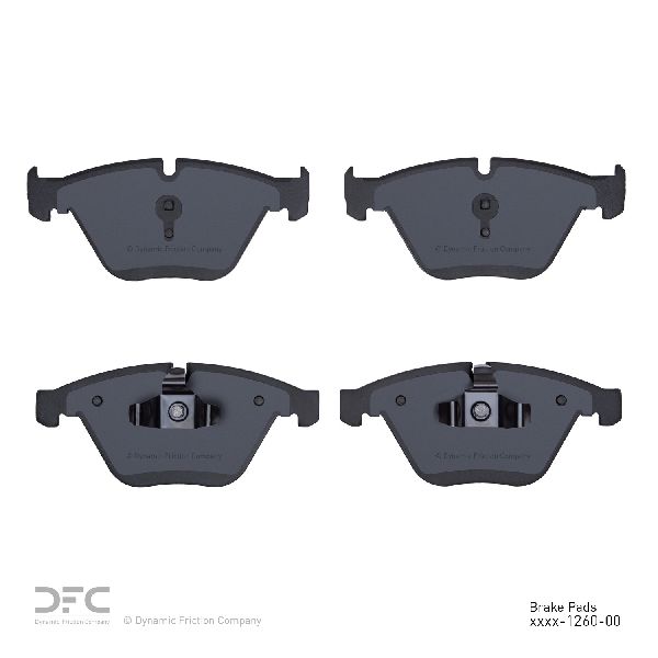 2007-2013 BMW 328i Disc Brake Pad Set - Front (Dynamic Friction)