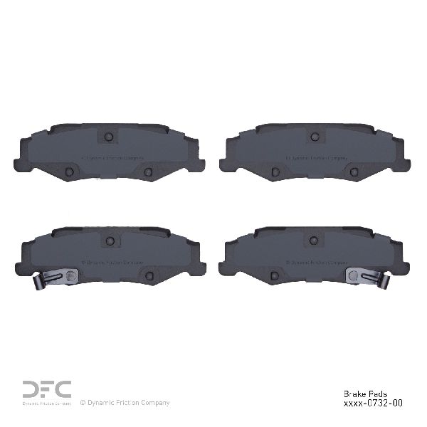 2004-2009 Cadillac XLR Disc Brake Pad Set - Rear (Dynamic Friction)