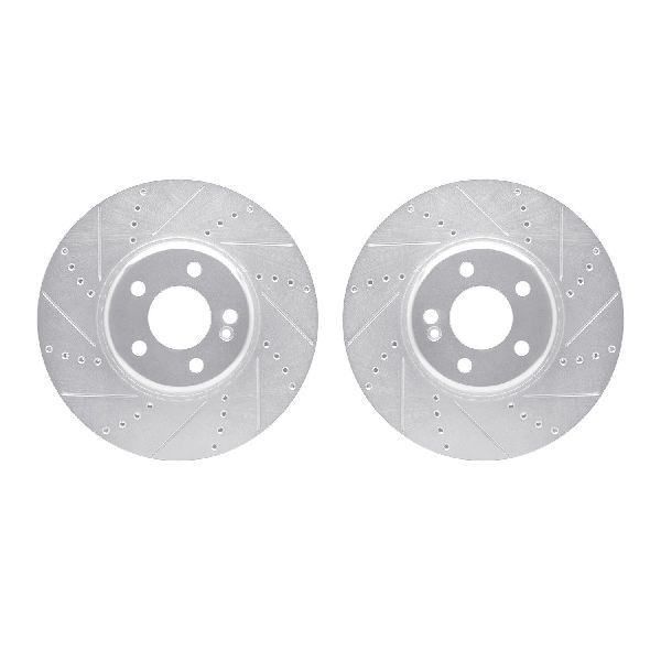 2015-2023 Mercedes-Benz C300 Disc Brake Rotor Set - Front (Dynamic Friction)