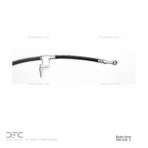 2003-2008 Hyundai Tiburon Brake Hydraulic Hose - Front Right (Dynamic Friction)