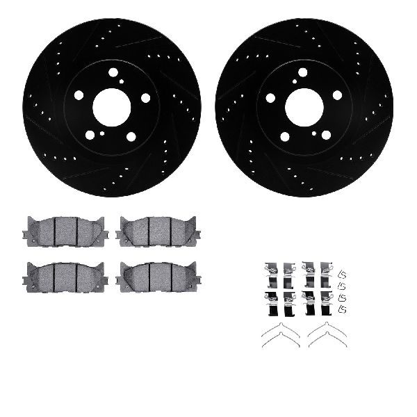 2007-2017 Toyota Camry Disc Brake Kit - Front (Dynamic Friction)