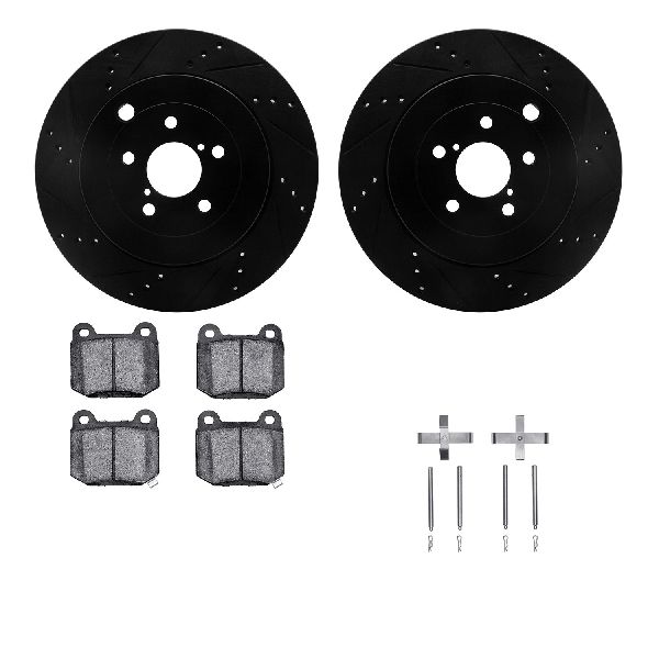 2017-2024 Subaru BRZ Disc Brake Kit - Rear (Dynamic Friction)