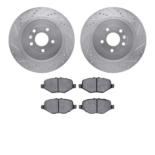 2013-2019 Ford Police Interceptor Utility Disc Brake Kit - Rear (Dynamic Friction)