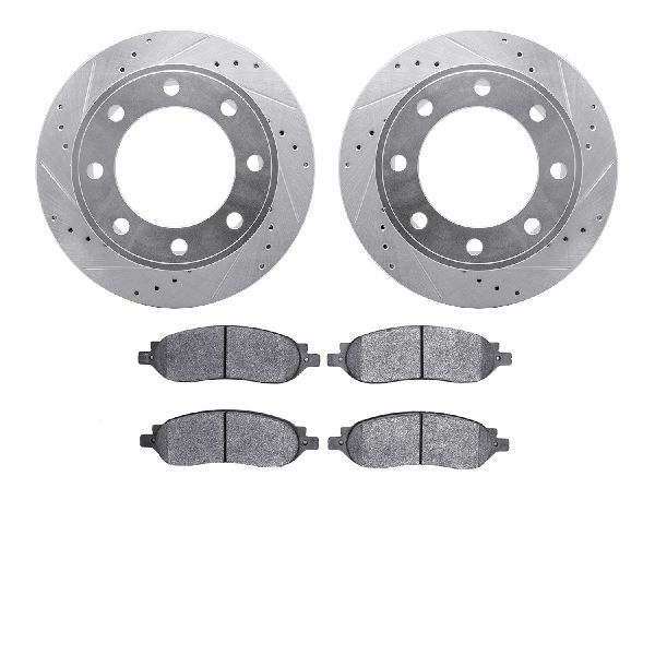 2005-2007 Ford F-350 Super Duty Disc Brake Kit - Rear (Dynamic Friction)