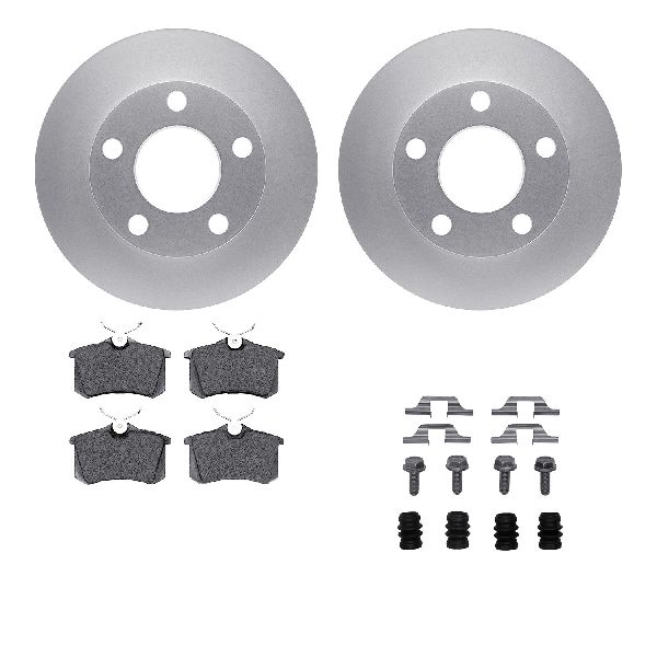 2002-2004 Audi A6 Disc Brake Kit - Rear (Dynamic Friction)
