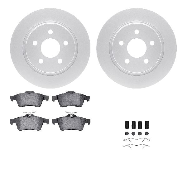 2013-2018 Ford C-Max Disc Brake Kit - Rear (Dynamic Friction)