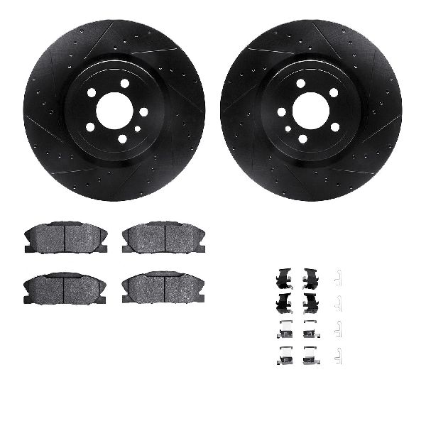 2014-2023 Dodge Charger Disc Brake Kit - Front (Dynamic Friction)