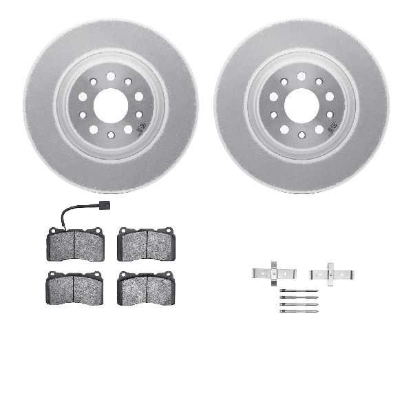 2014-2022 Maserati Ghibli Disc Brake Kit - Front (Dynamic Friction)