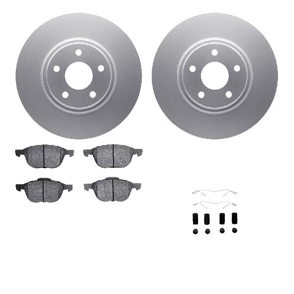 2013-2017 Ford C-Max Disc Brake Kit - Front (Dynamic Friction)