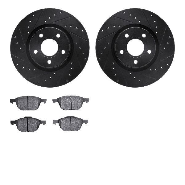 2007-2013 Volvo C30 Disc Brake Kit - Front (Dynamic Friction)