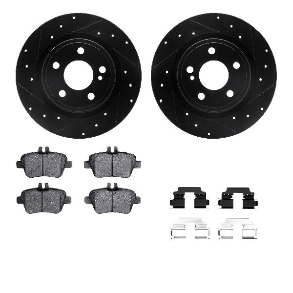 2014-2019 Mercedes-Benz GLA250 Disc Brake Kit - Rear (Dynamic Friction)