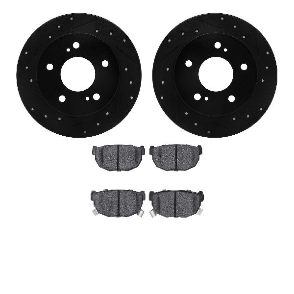 1994-1998 Nissan 240SX Disc Brake Kit - Rear (Dynamic Friction)