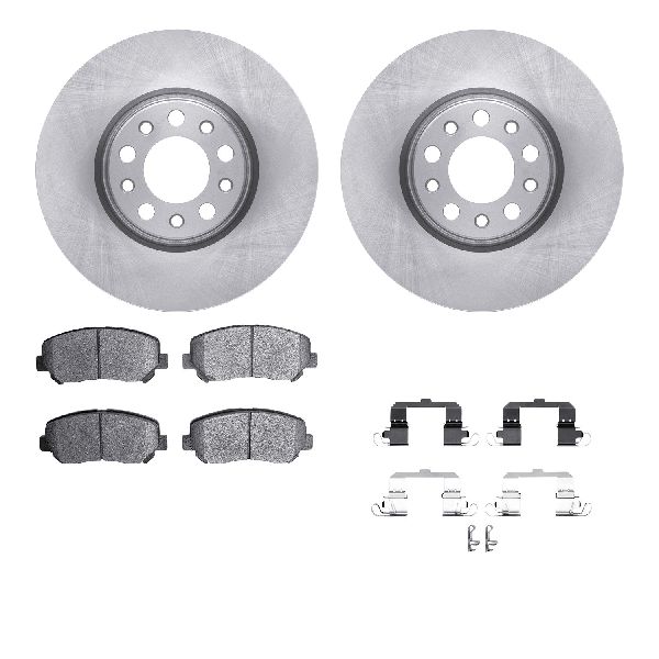 2013-2016 Dodge Dart Disc Brake Kit - Front (Dynamic Friction)