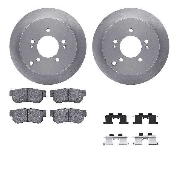 2005-2009 Hyundai Tucson Disc Brake Kit - Rear (Dynamic Friction)