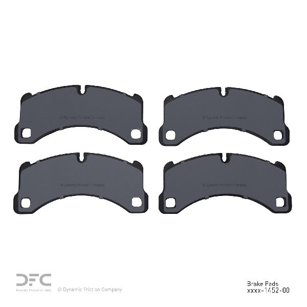 2011-2014 Porsche Cayenne Disc Brake Pad Set - Front (Dynamic Friction)