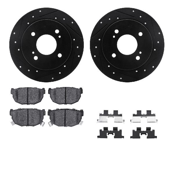 1982-1983 Nissan Maxima Disc Brake Kit - Rear (Dynamic Friction)