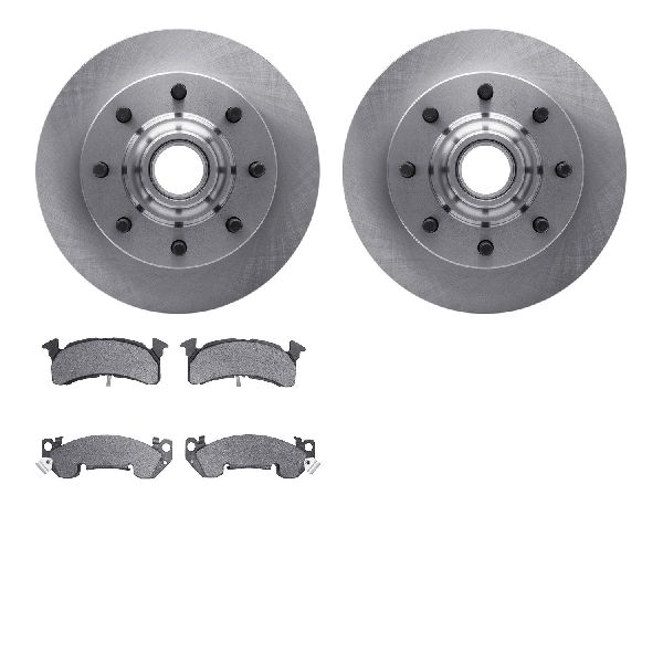 1989 Chevrolet R2500 Disc Brake Kit - Front (Dynamic Friction)