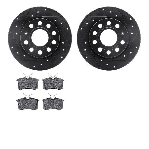 2013-2019 Volkswagen Beetle Disc Brake Kit - Rear (Dynamic Friction)