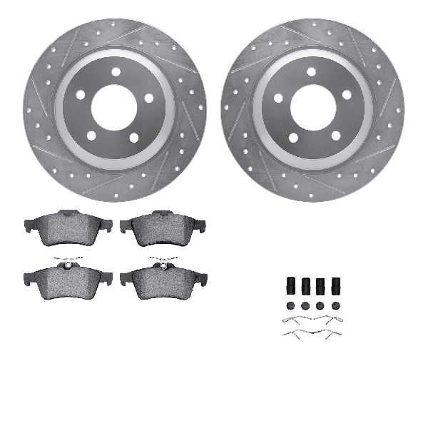 2006-2015 Mazda 5 Disc Brake Kit - Rear (Dynamic Friction)