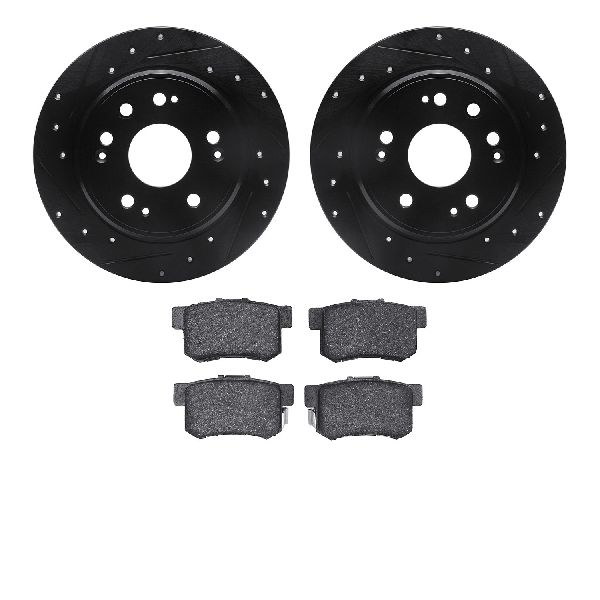 2002-2004 Honda CR-V Disc Brake Kit - Rear (Dynamic Friction)